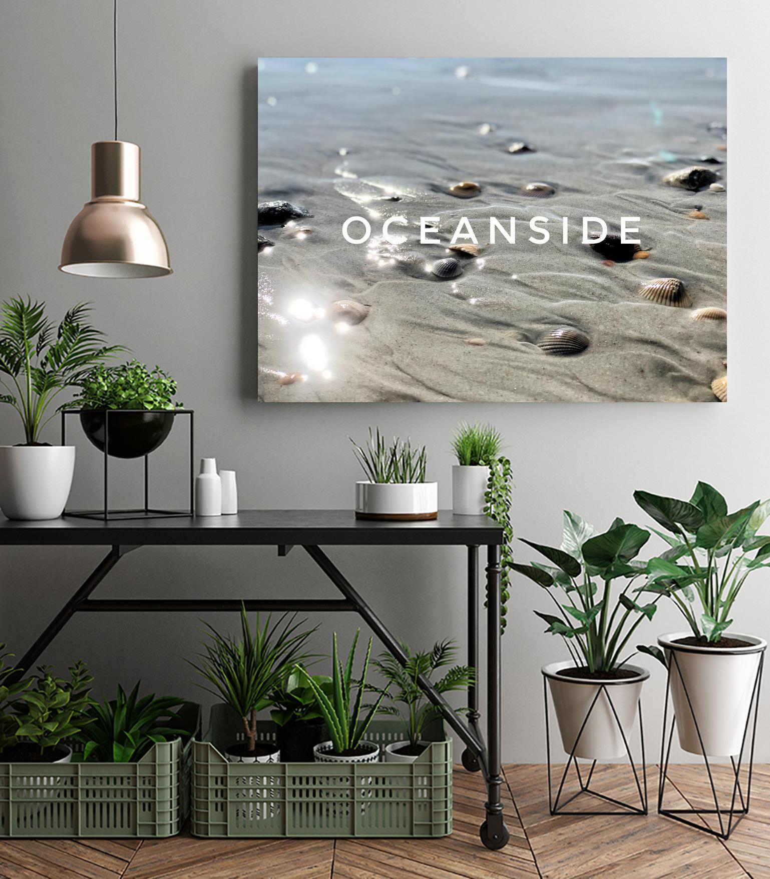 Oceanside by Acosta on GIANT ART - coastal typography
