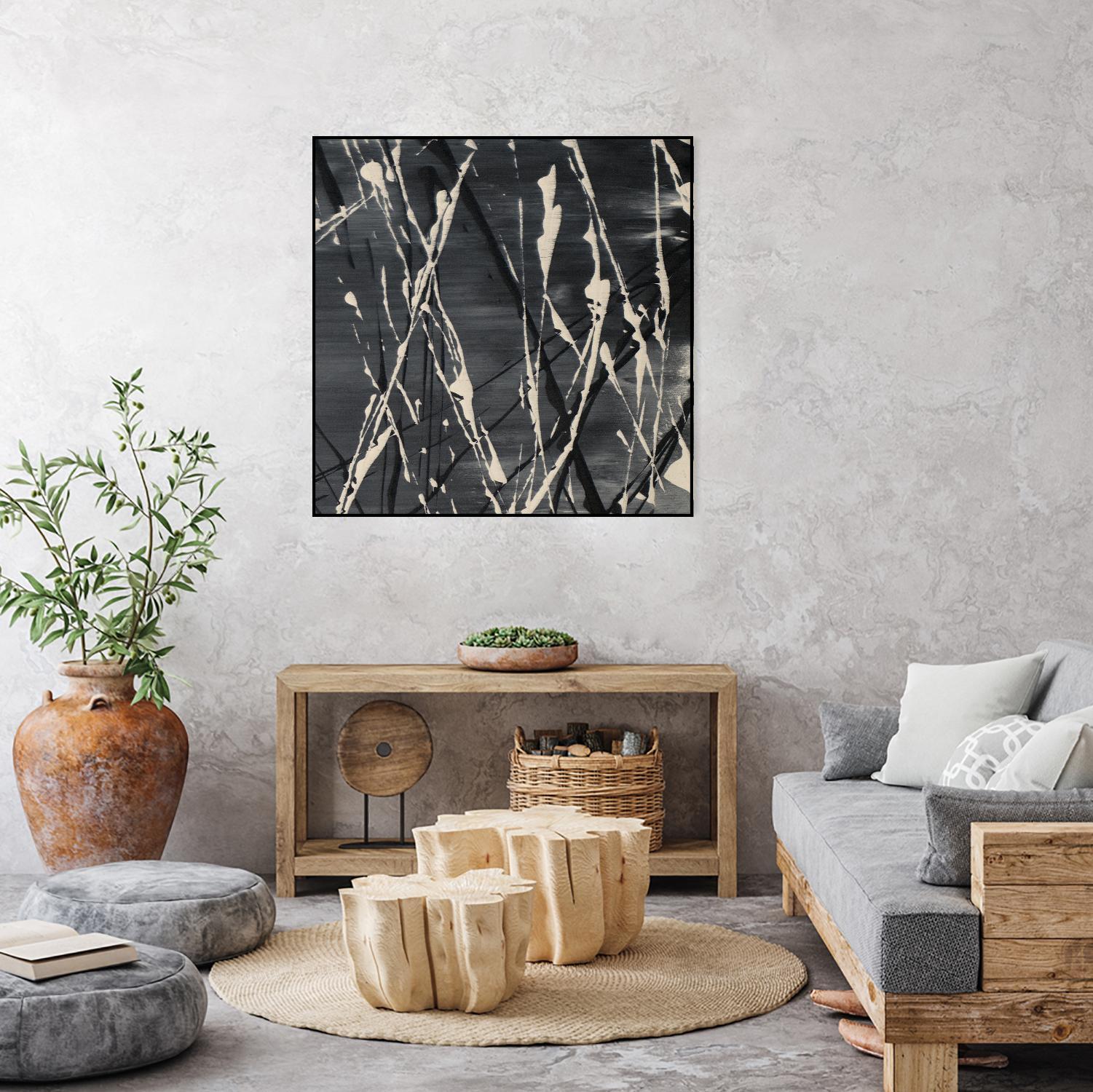 Dark Cloudy Mist II by Merri Pattinian on GIANT ART - abstract