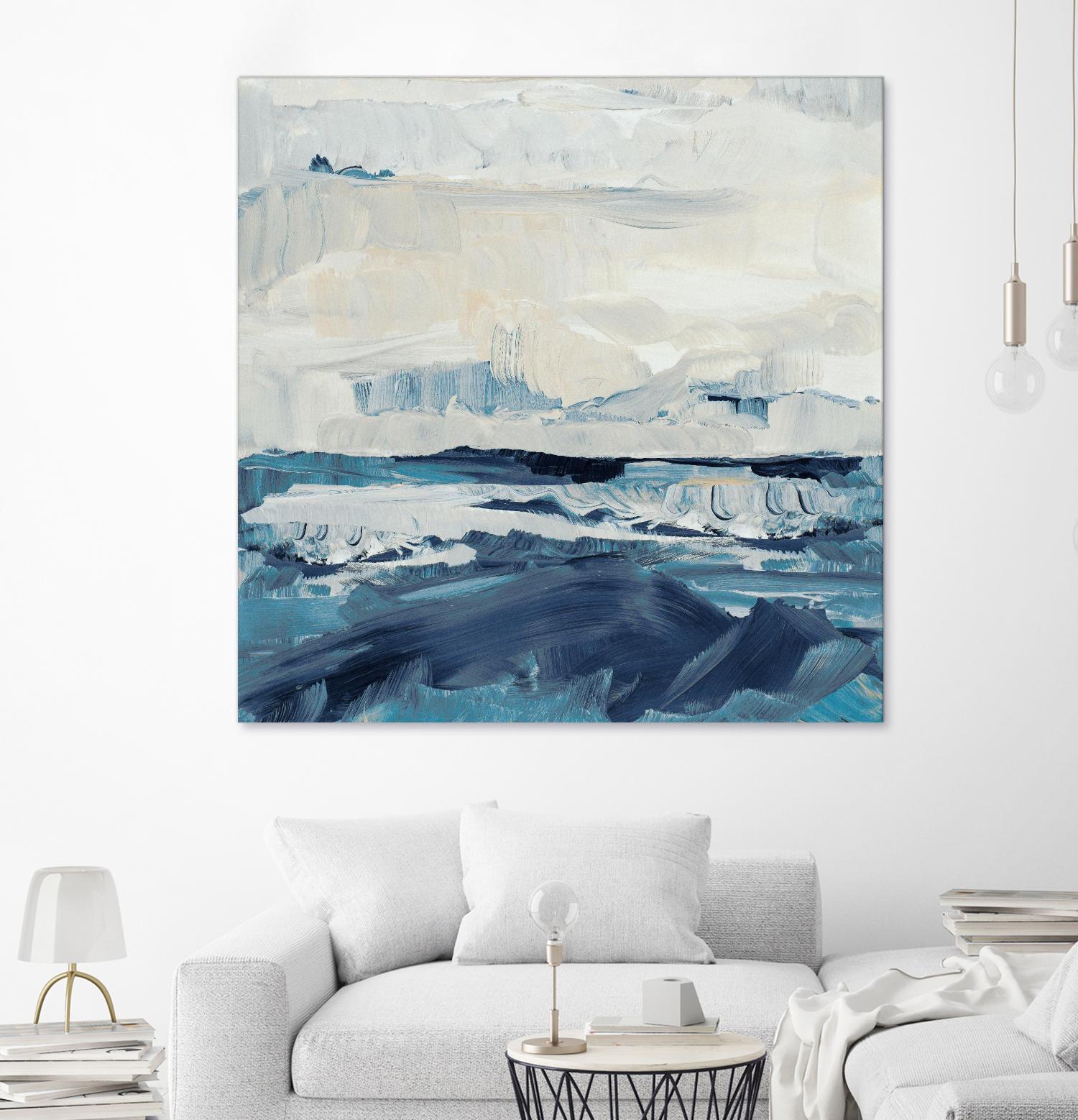 Freedom of the Blue Sea II by Lanie Loreth on GIANT ART - coastal abstract