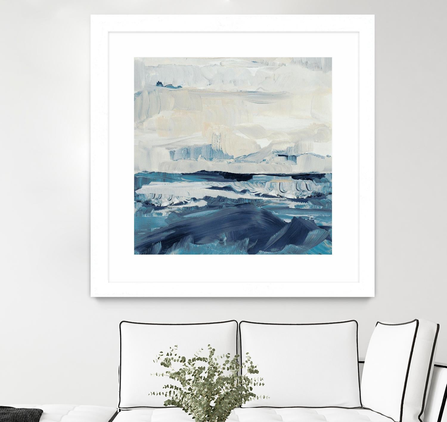 Freedom of the Blue Sea II by Lanie Loreth on GIANT ART - coastal abstract