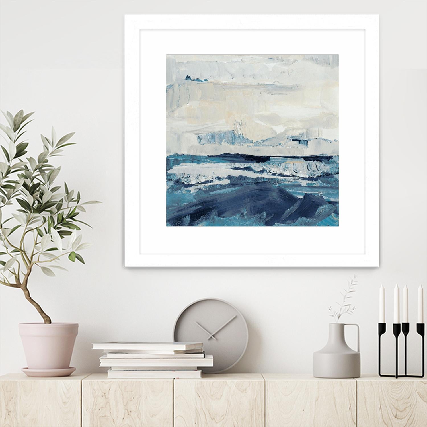 Freedom of the Blue Sea II by Lanie Loreth on GIANT ART - coastal abstract