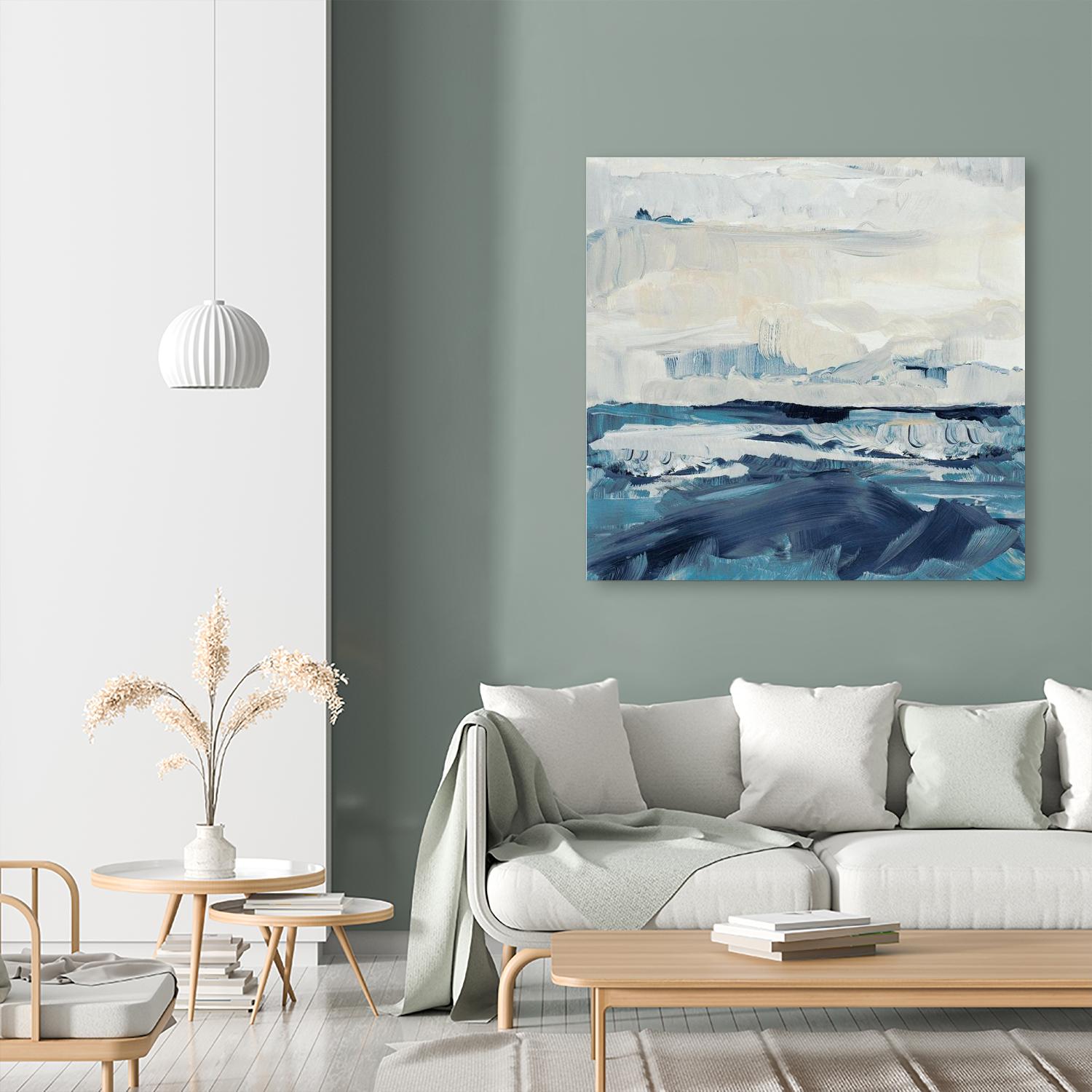 Freedom of the Blue Sea II by Lanie Loreth on GIANT ART - coastal abstract