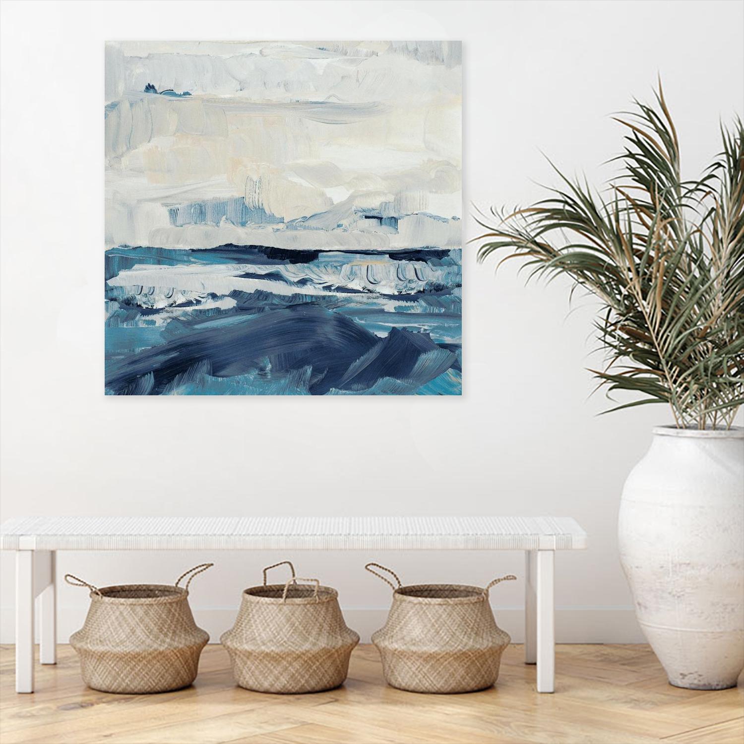 Freedom of the Blue Sea II by Lanie Loreth on GIANT ART - coastal abstract