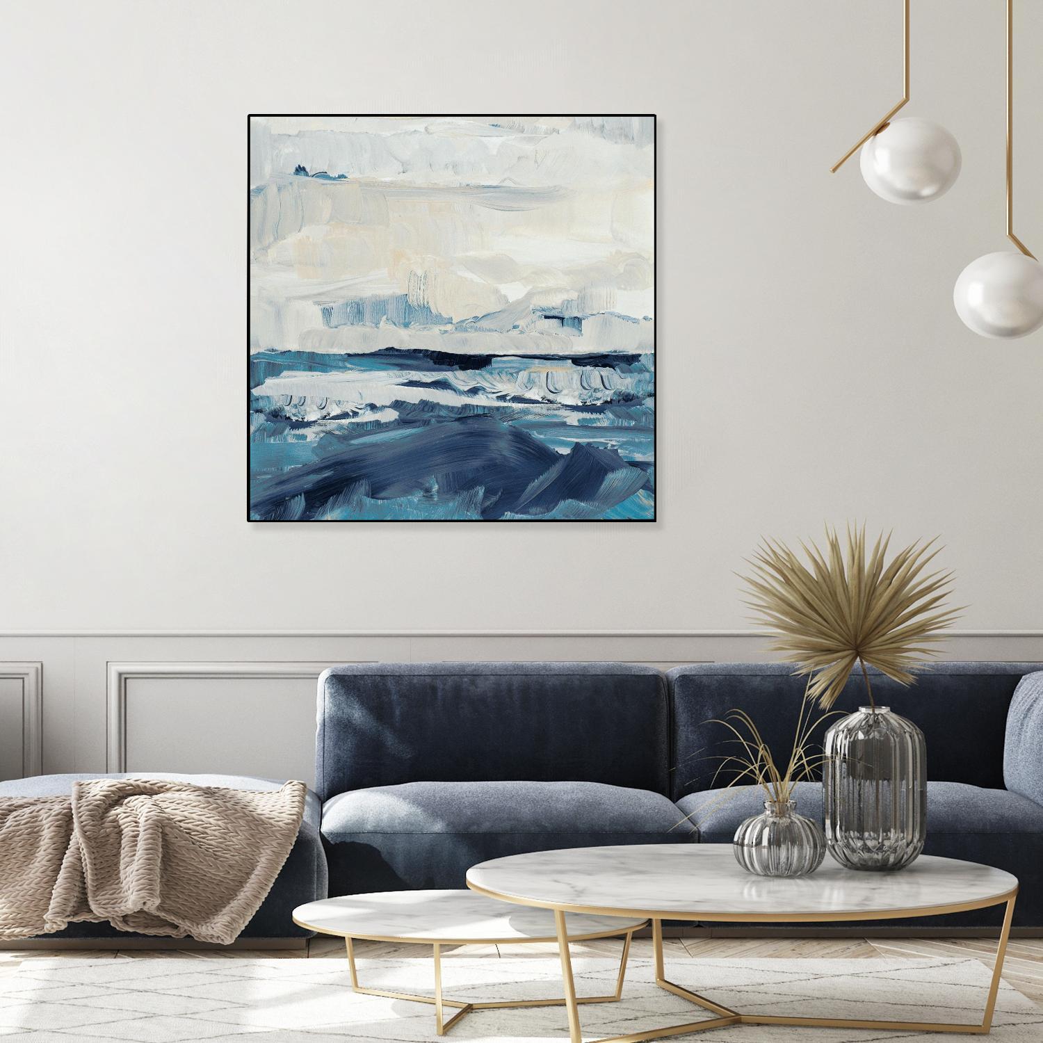 Freedom of the Blue Sea II by Lanie Loreth on GIANT ART - coastal abstract