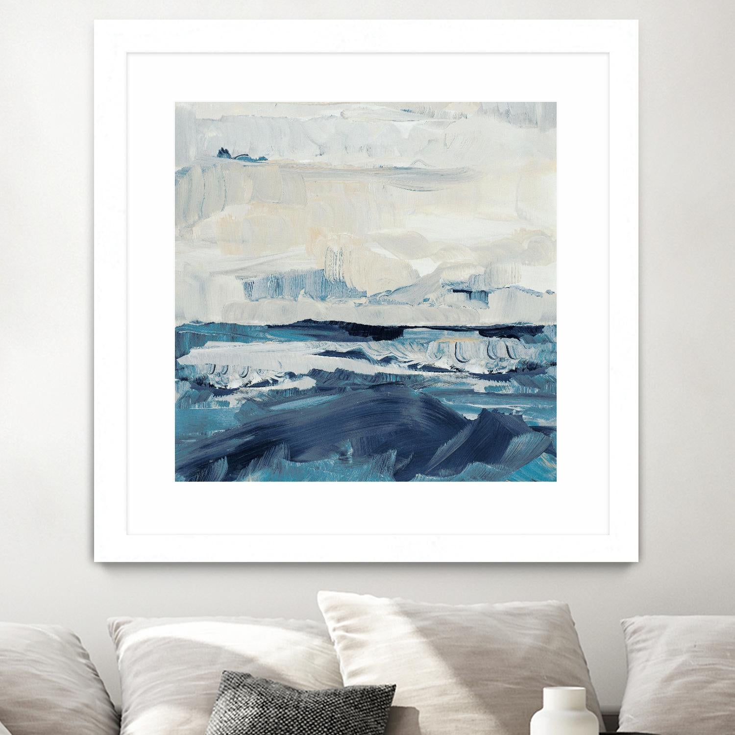 Freedom of the Blue Sea II by Lanie Loreth on GIANT ART - coastal abstract