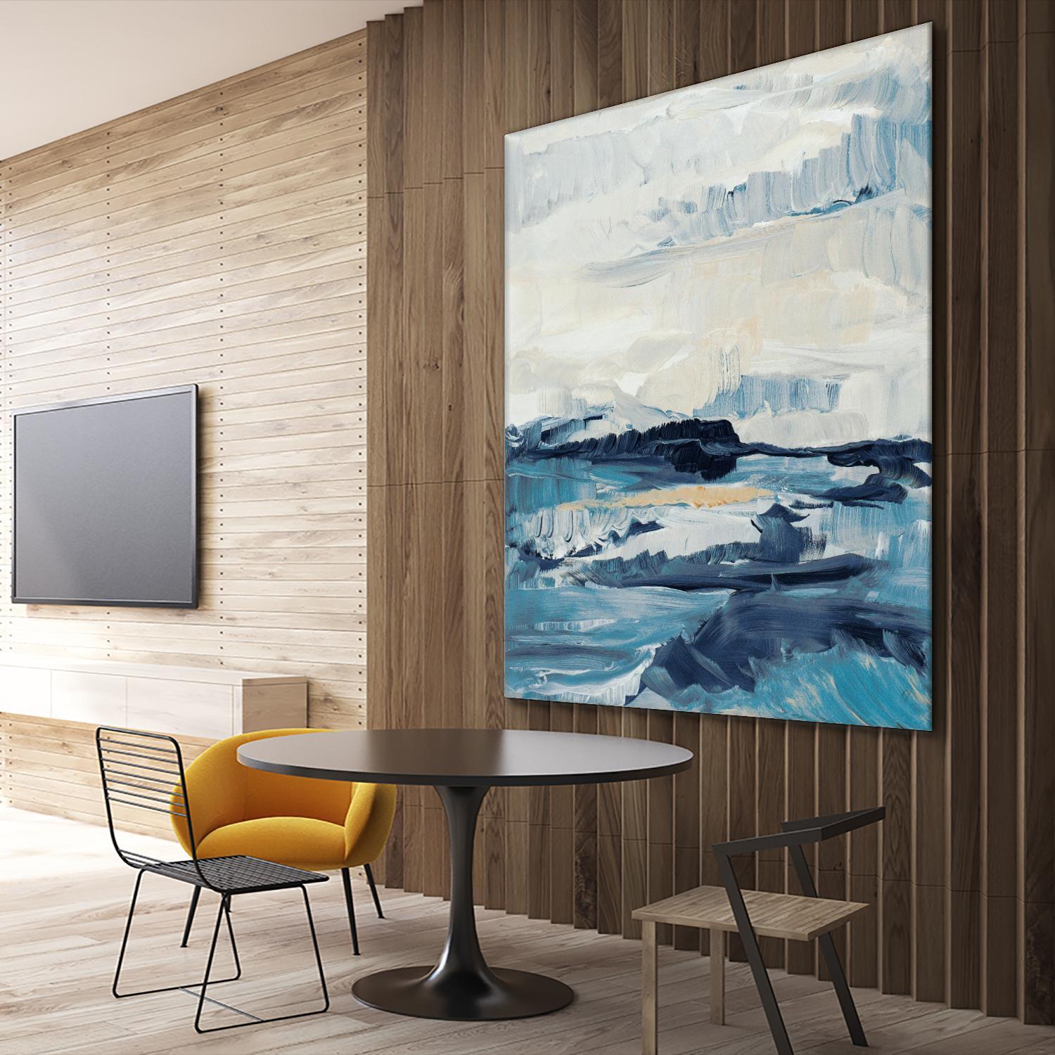 Freedom Of The Blue Sea I by Lanie Loreth on GIANT ART - coastal abstract