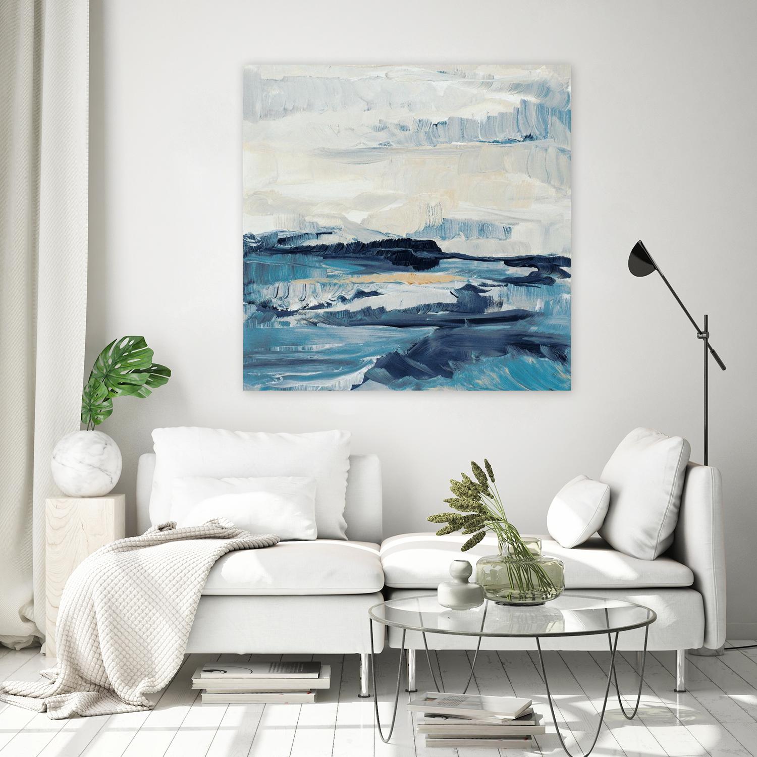 Freedom Of The Blue Sea I by Lanie Loreth on GIANT ART - coastal abstract
