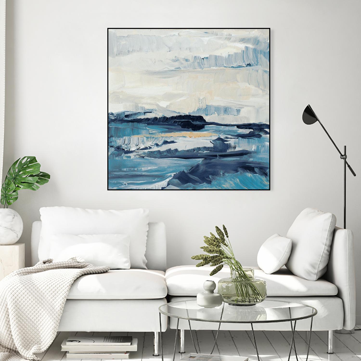 Freedom Of The Blue Sea I by Lanie Loreth on GIANT ART - coastal abstract