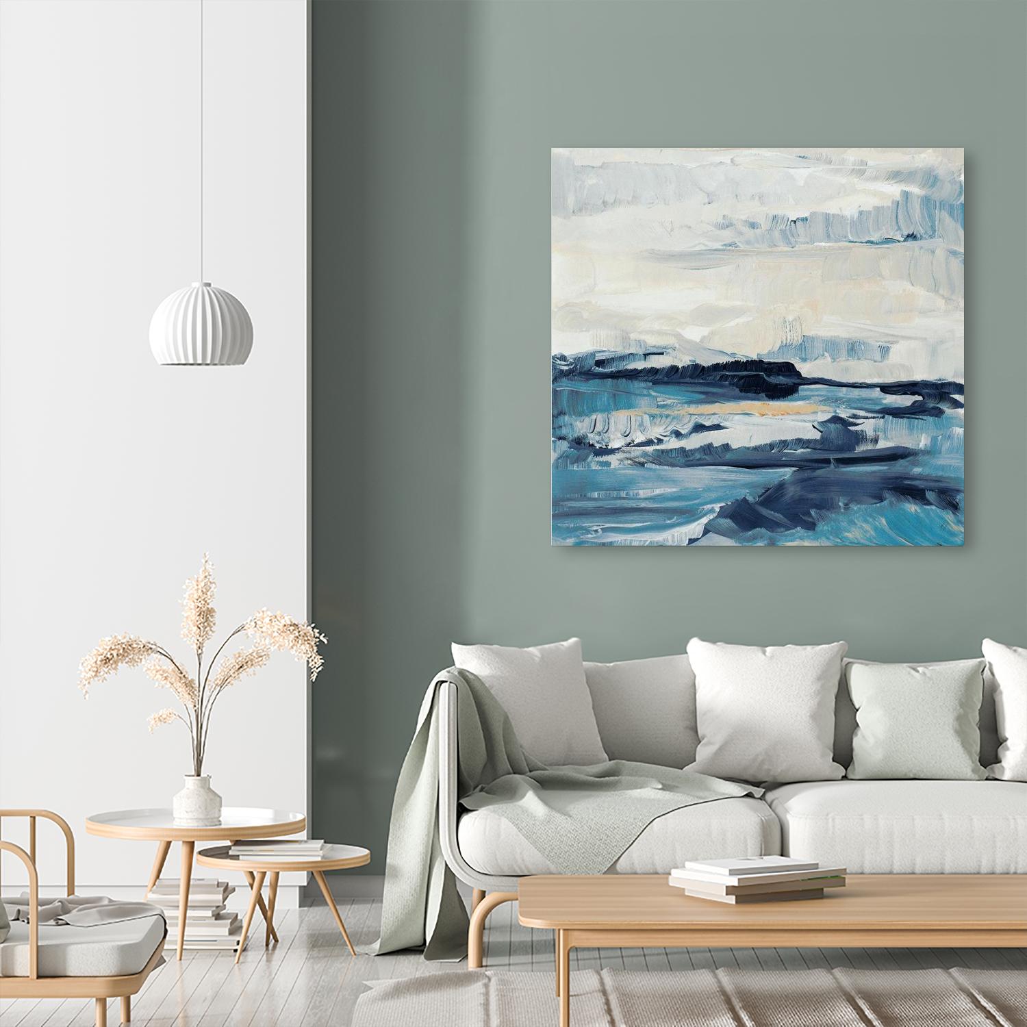 Freedom Of The Blue Sea I by Lanie Loreth on GIANT ART - coastal abstract