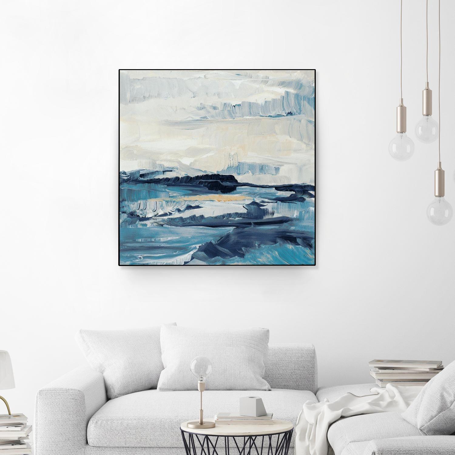 Freedom Of The Blue Sea I by Lanie Loreth on GIANT ART - coastal abstract