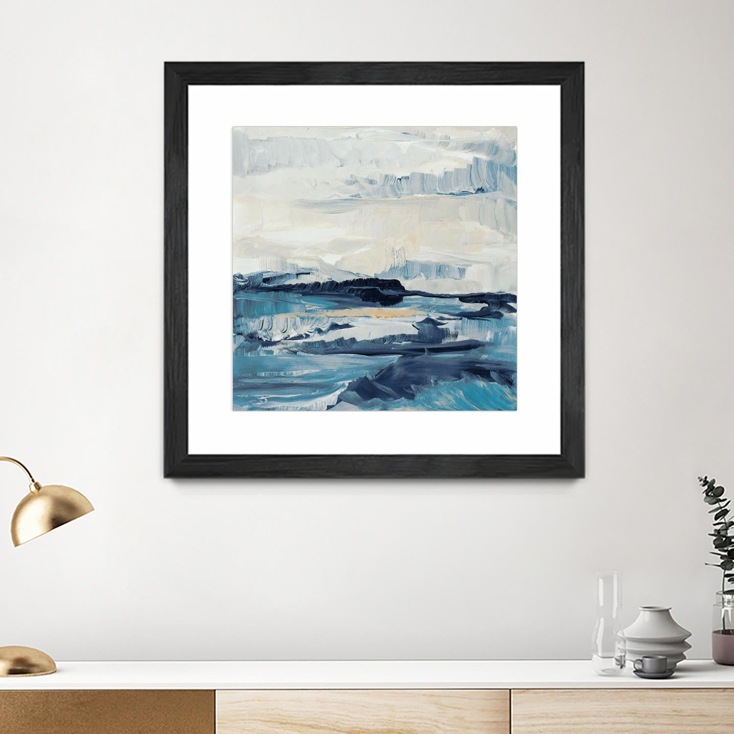 Freedom Of The Blue Sea I by Lanie Loreth on GIANT ART - coastal abstract