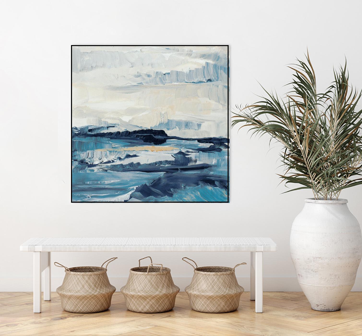 Freedom Of The Blue Sea I by Lanie Loreth on GIANT ART - coastal abstract