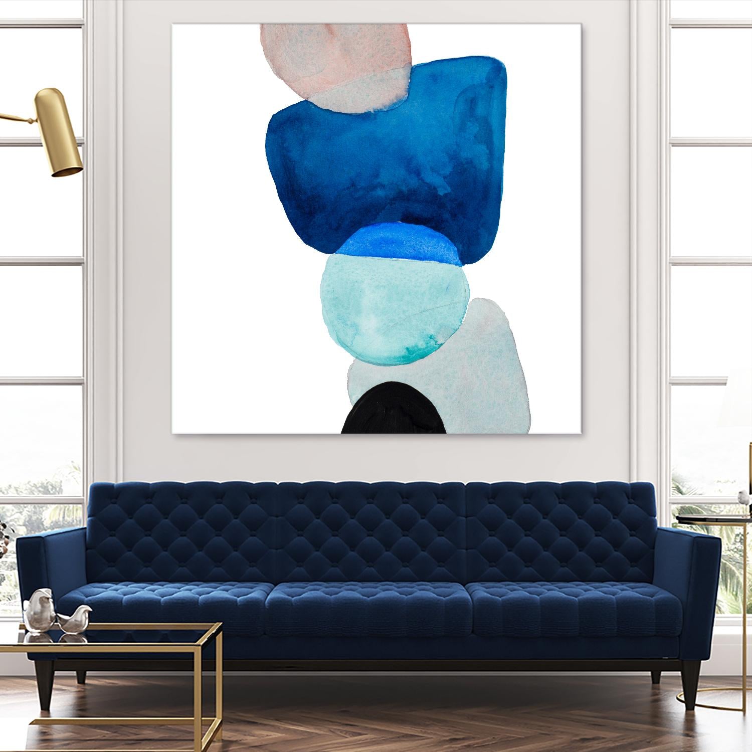 Head Over Heels Abstract I by Lanie Loreth on GIANT ART - multi Abstract