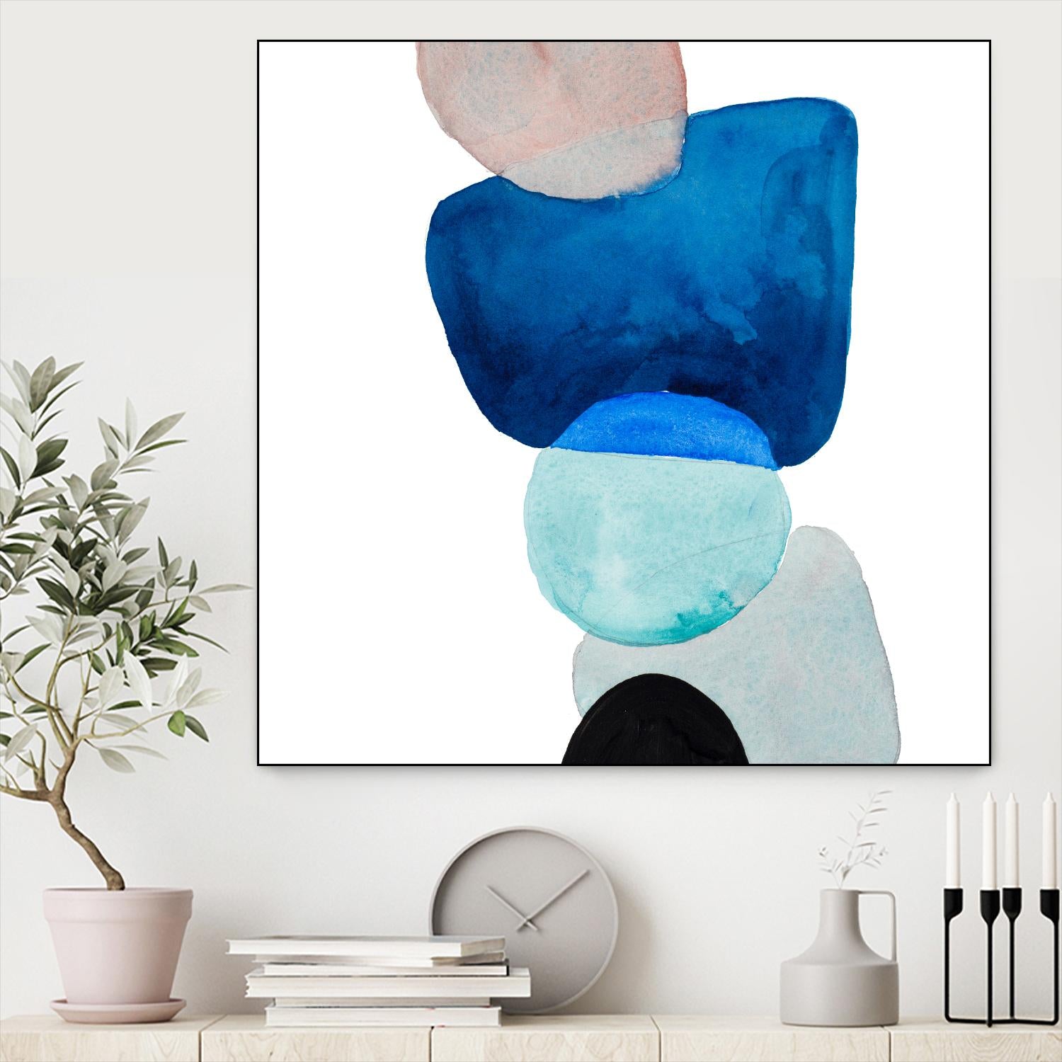 Head Over Heels Abstract I by Lanie Loreth on GIANT ART - multi Abstract