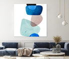 Head Over Heels Abstract II by Lanie Loreth on GIANT ART - blue Abstract