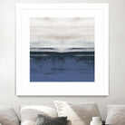 Familiar Feeling Blue Square II by Dan Meneely on GIANT ART - abstract