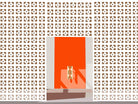 Mid Century Modern Front Door by Jen Bucheli on GIANT ART - decorative