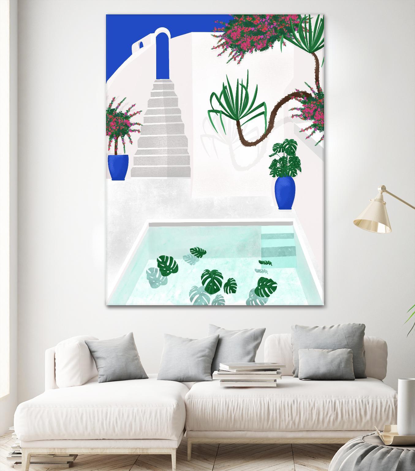 Living In Greece by Jen Bucheli on GIANT ART - architecture travel