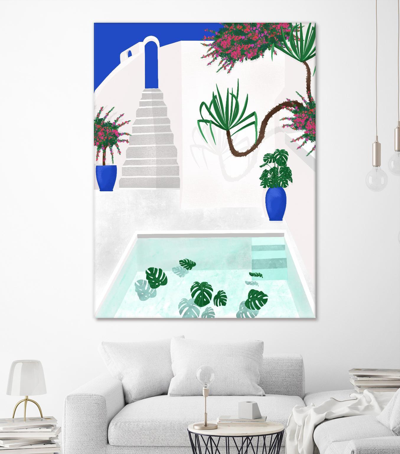 Living In Greece by Jen Bucheli on GIANT ART - architecture travel