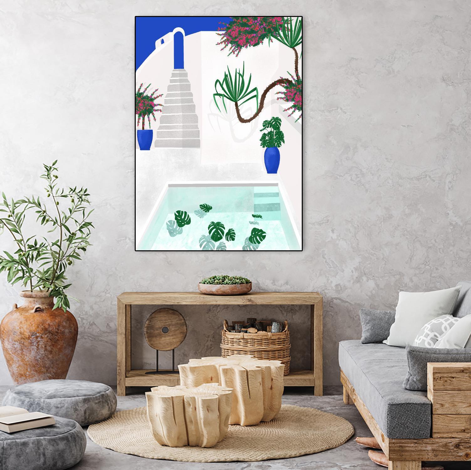 Living In Greece by Jen Bucheli on GIANT ART - architecture travel