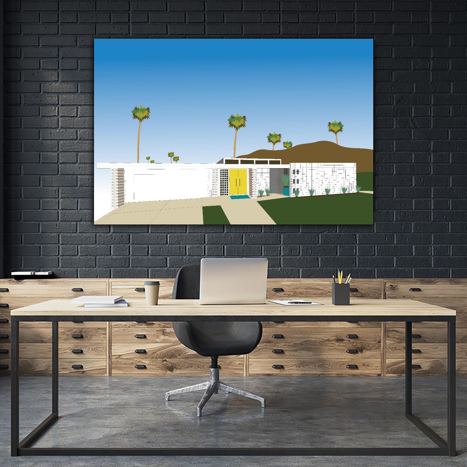 Palm Spring Living II by Jen Bucheli on GIANT ART - decorative