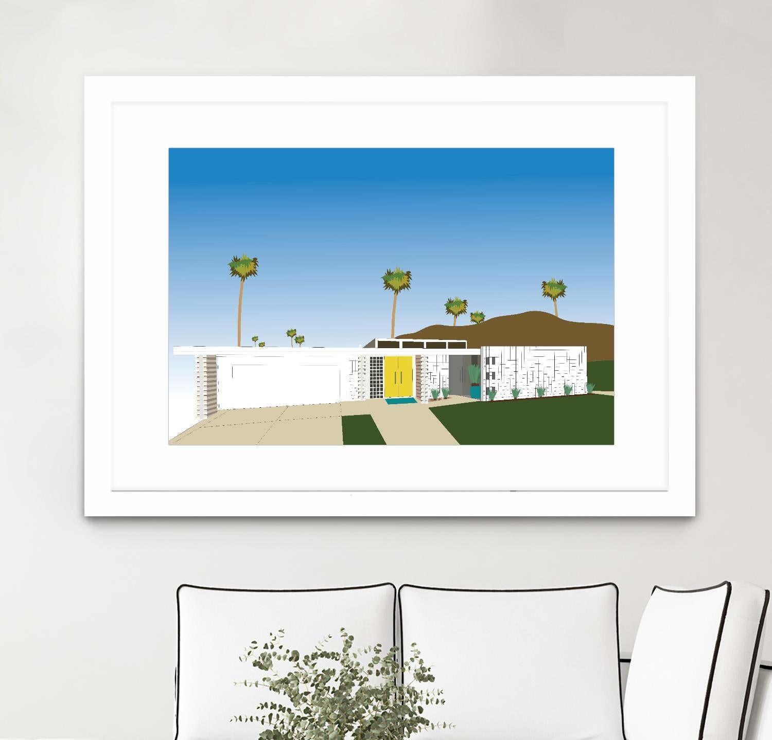 Palm Spring Living II by Jen Bucheli on GIANT ART - decorative