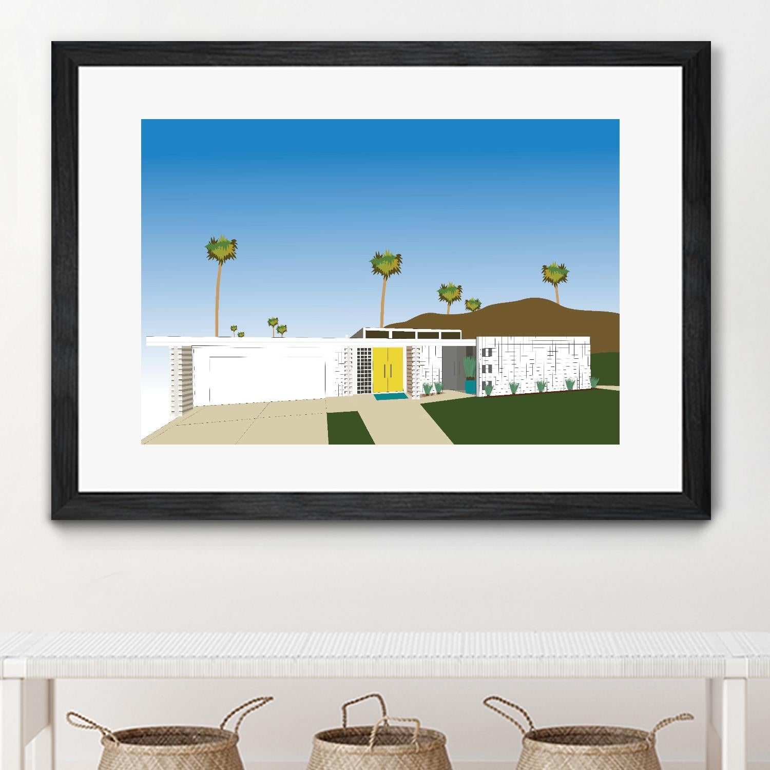 Palm Spring Living II by Jen Bucheli on GIANT ART - decorative