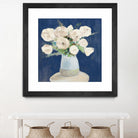 Peonies on Navy by Lanie Loreth on GIANT ART - floral