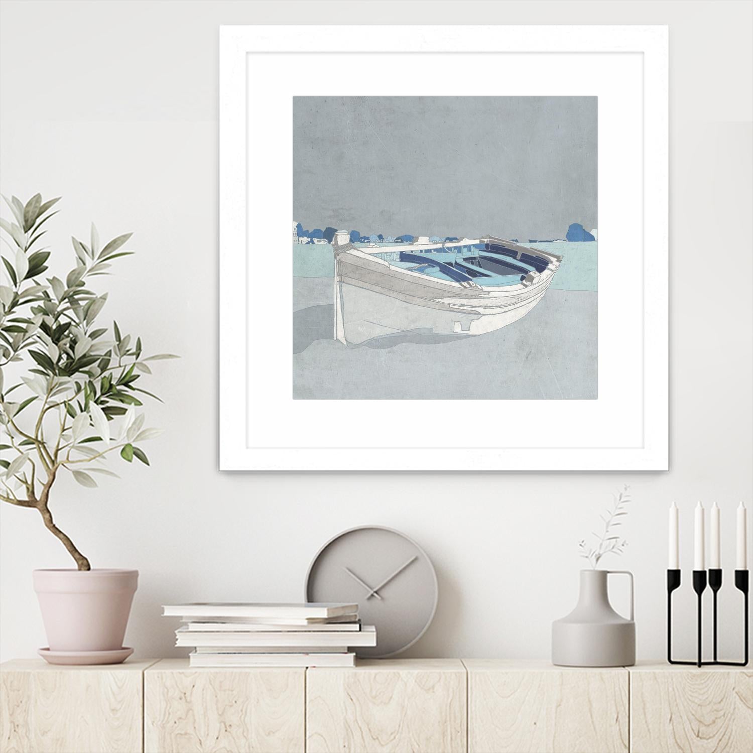 Docked Ashore II by Ynon Mabat on GIANT ART - coastal