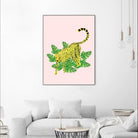 Cheetah on the Lookout II by Jen Bucheli on GIANT ART - multi wildlife