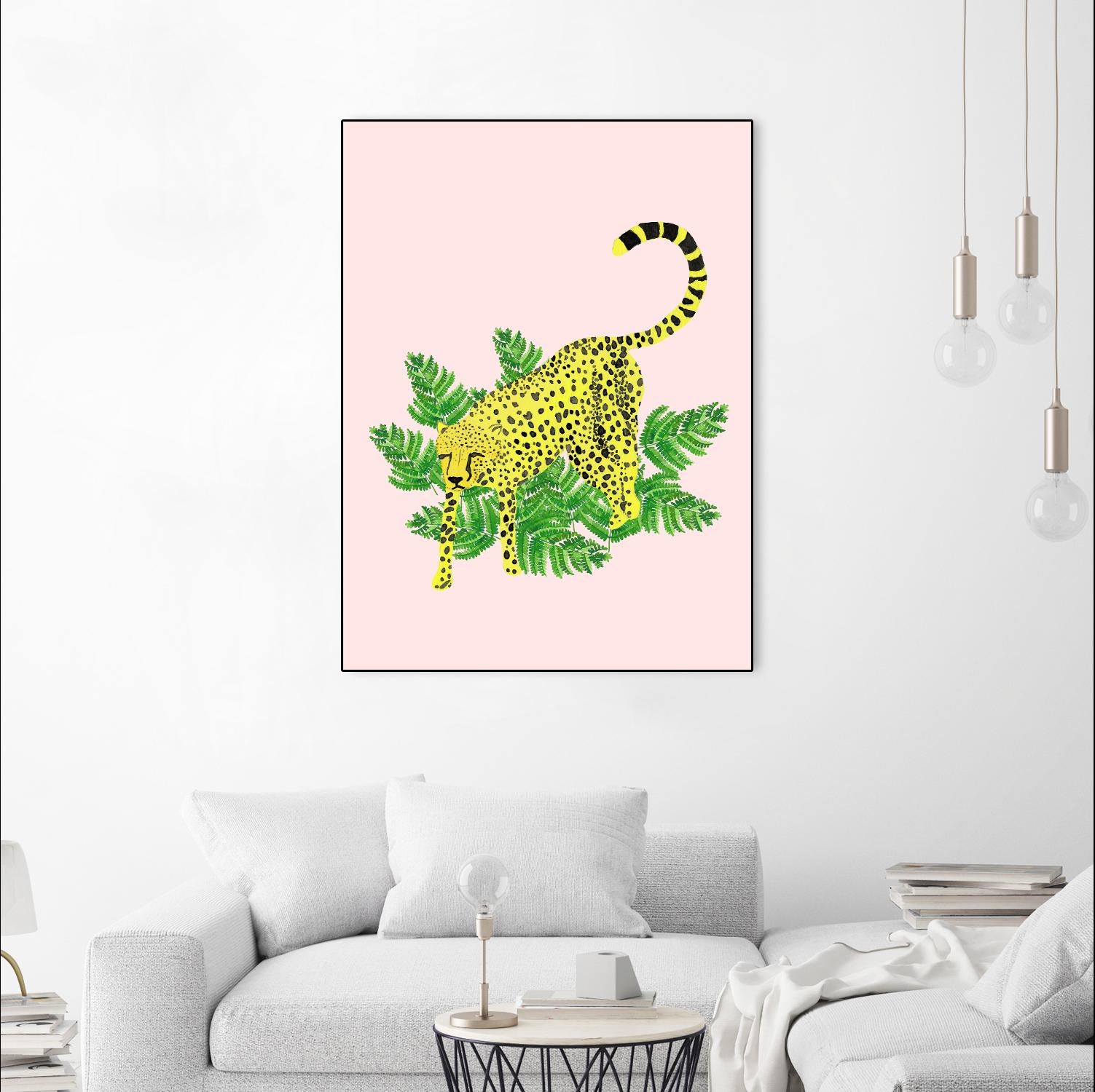 Cheetah on the Lookout II by Jen Bucheli on GIANT ART - multi wildlife