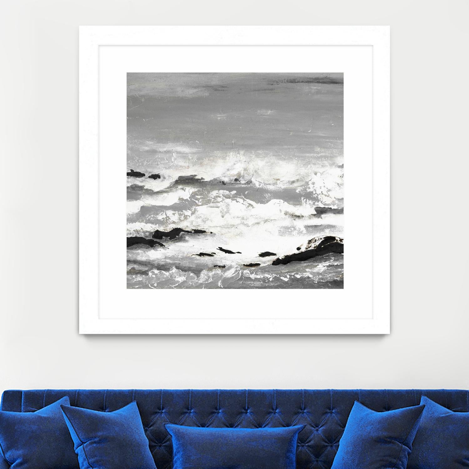 Rocks and Waves by Patricia Pinto on GIANT ART - coastal