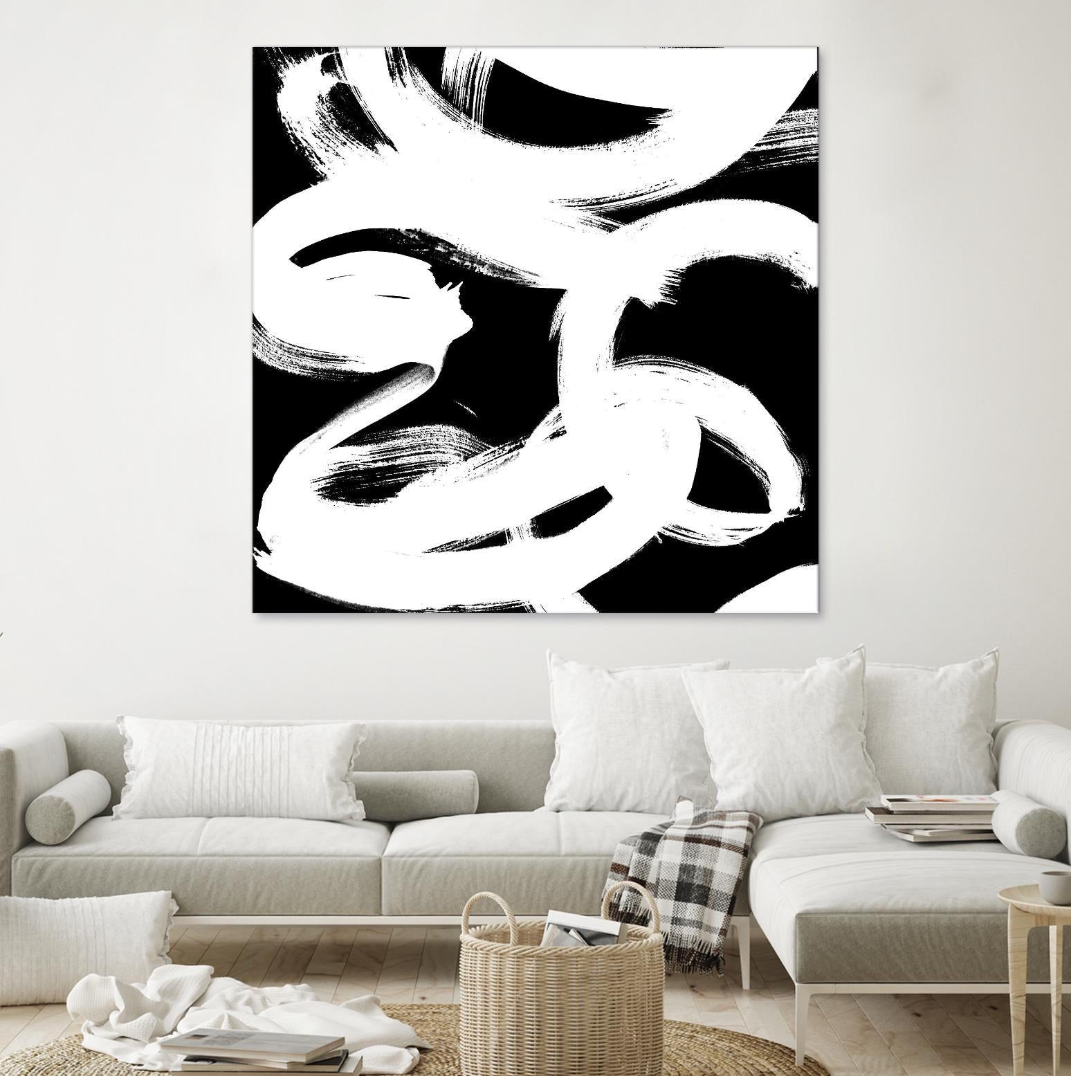 White Trails II by Emily Navas on GIANT ART - abstract
