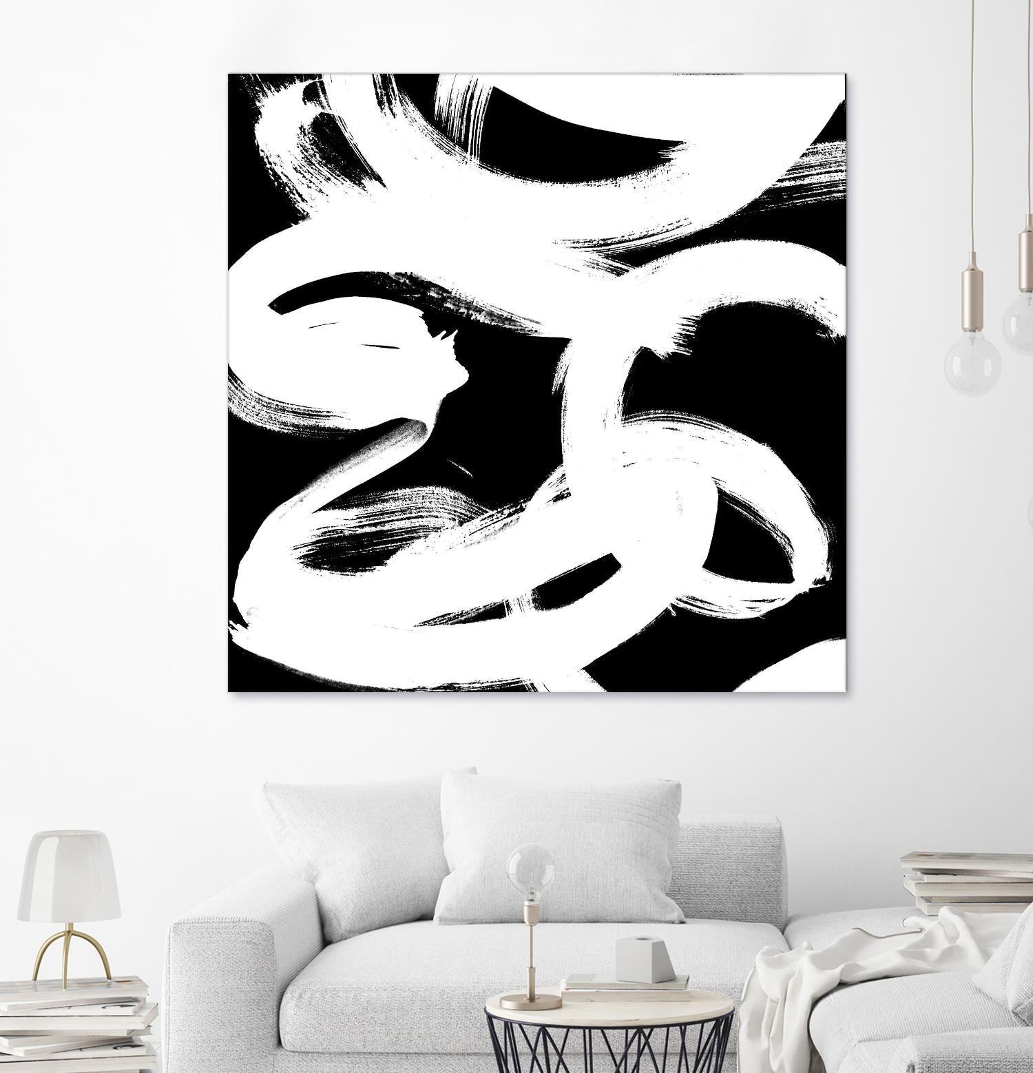 White Trails II by Emily Navas on GIANT ART - abstract