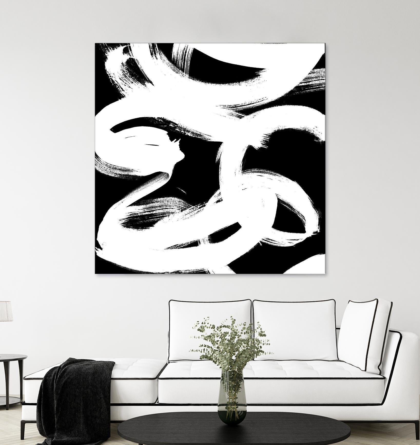 White Trails II by Emily Navas on GIANT ART - abstract