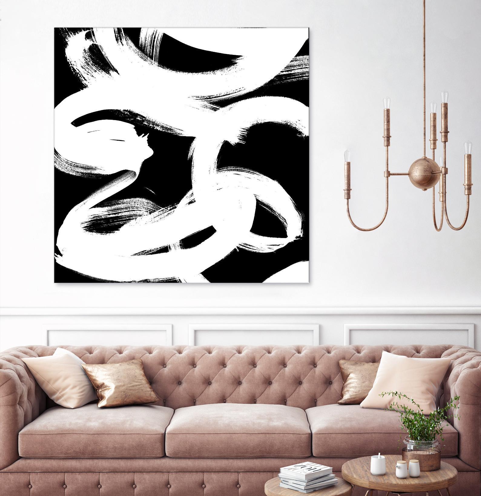 White Trails II by Emily Navas on GIANT ART - abstract
