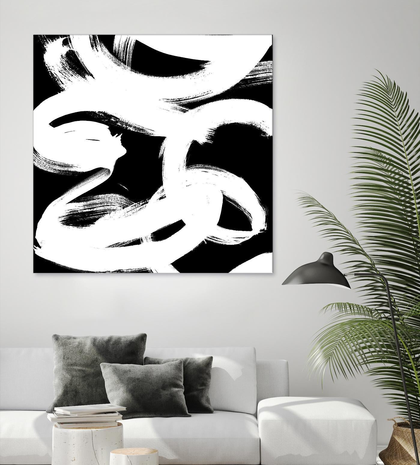 White Trails II by Emily Navas on GIANT ART - abstract