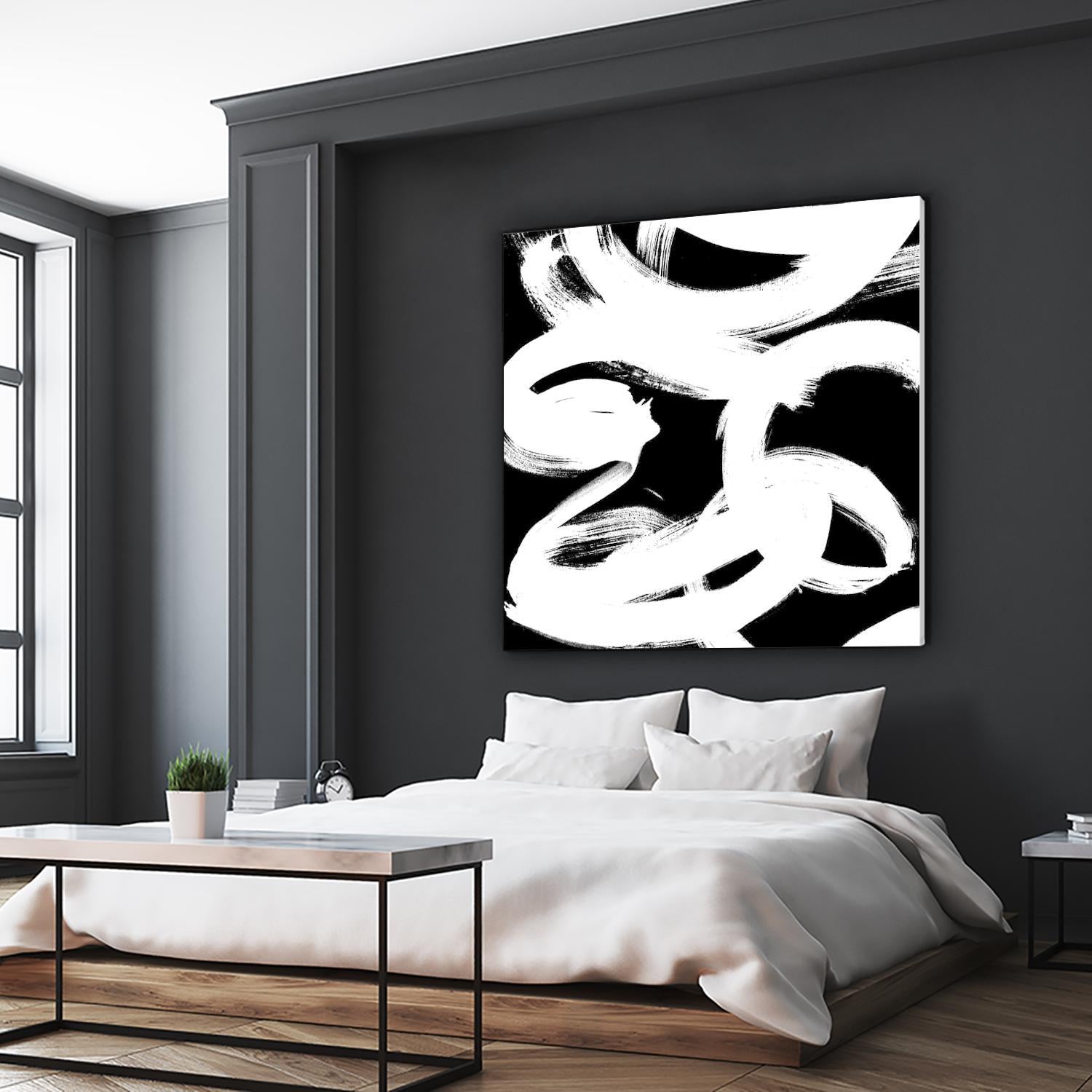 White Trails II by Emily Navas on GIANT ART - abstract