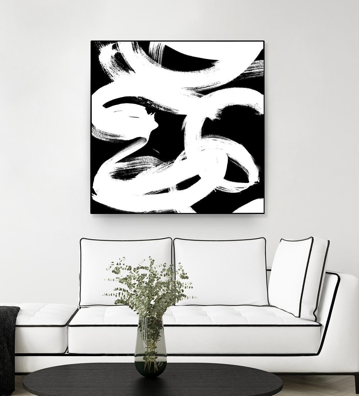 White Trails II by Emily Navas on GIANT ART - abstract