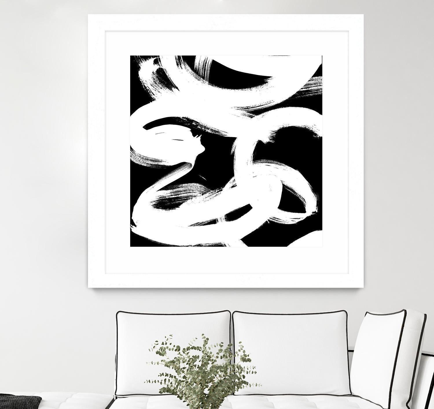 White Trails II by Emily Navas on GIANT ART - abstract