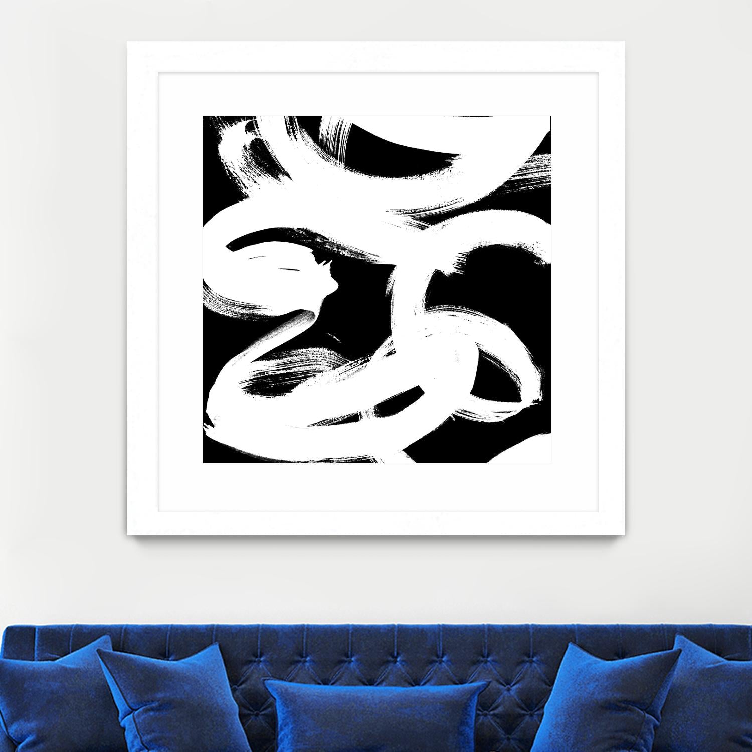 White Trails II by Emily Navas on GIANT ART - abstract