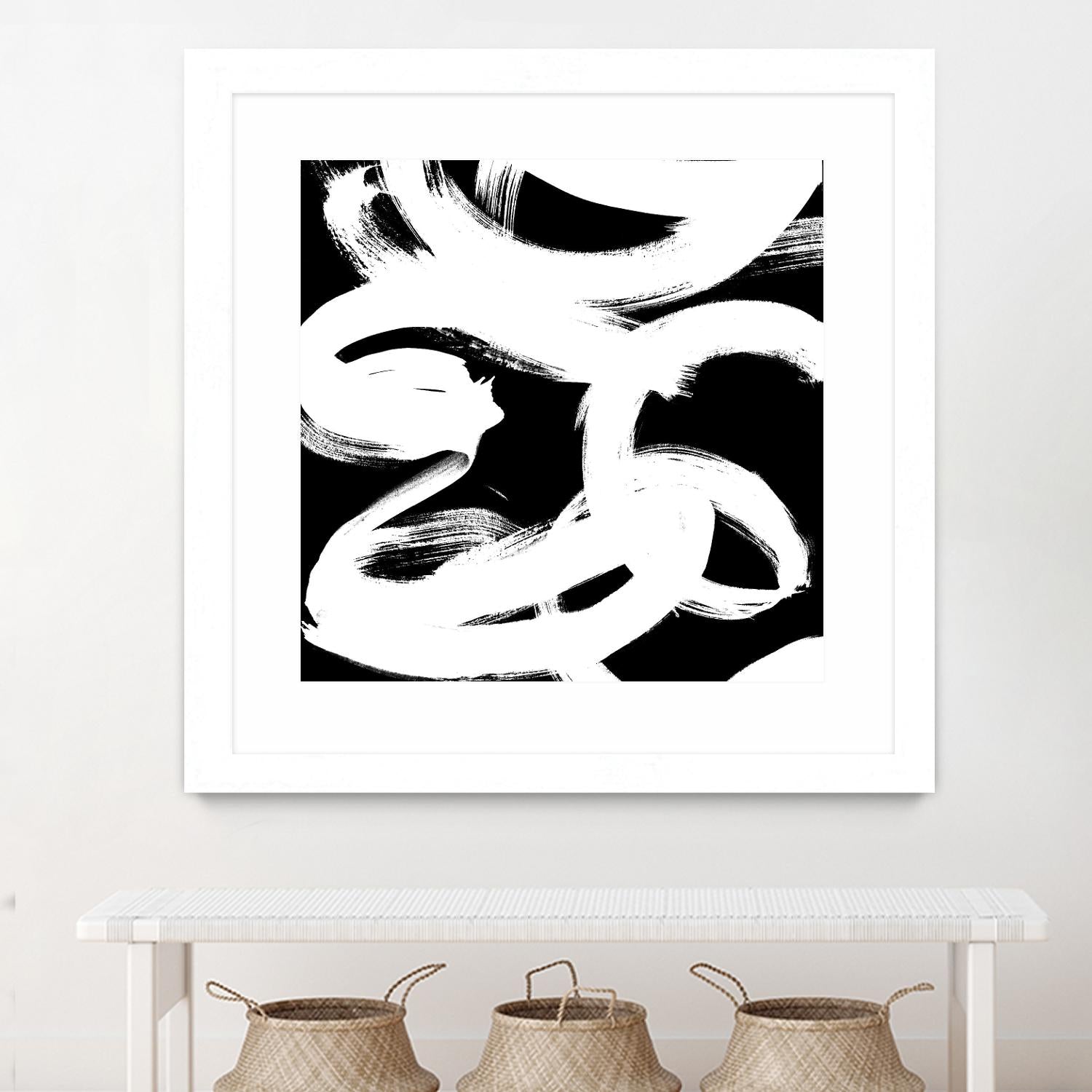 White Trails II by Emily Navas on GIANT ART - abstract