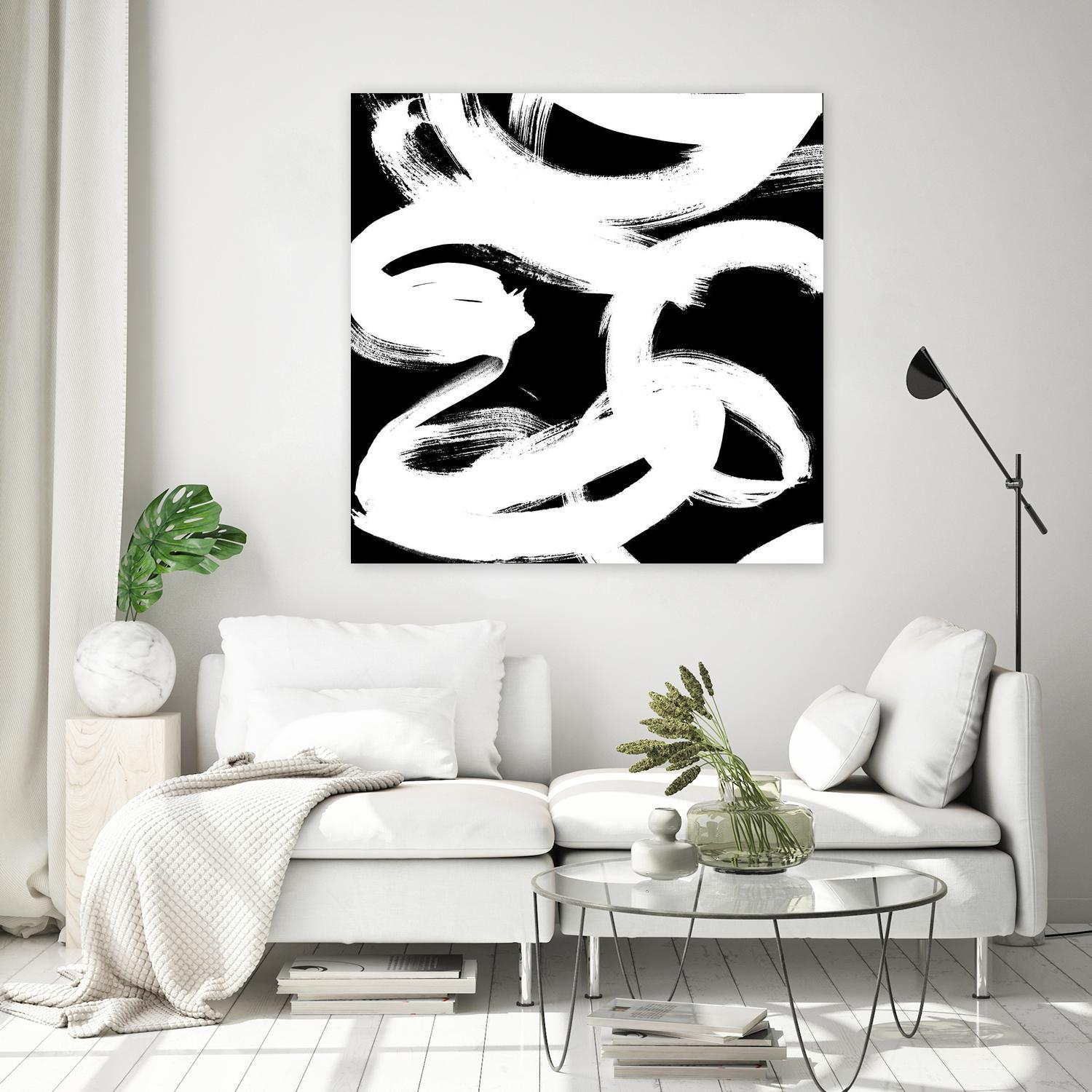 White Trails II by Emily Navas on GIANT ART - abstract