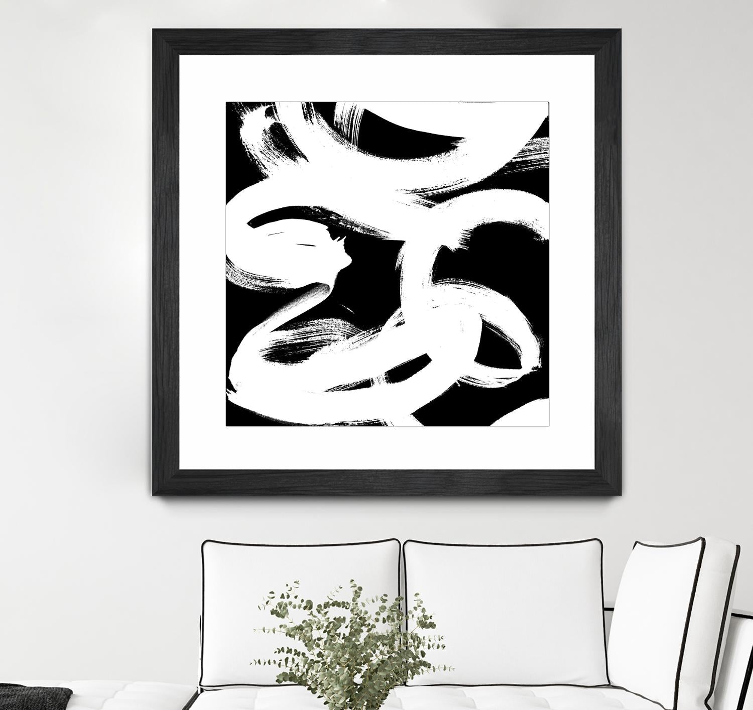 White Trails II by Emily Navas on GIANT ART - abstract