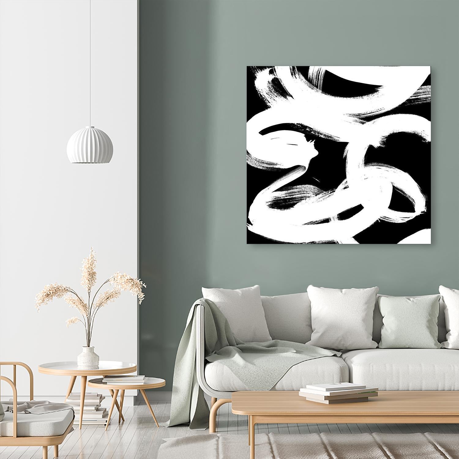 White Trails II by Emily Navas on GIANT ART - abstract