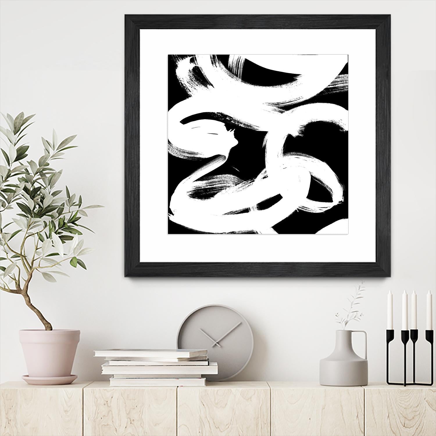 White Trails II by Emily Navas on GIANT ART - abstract