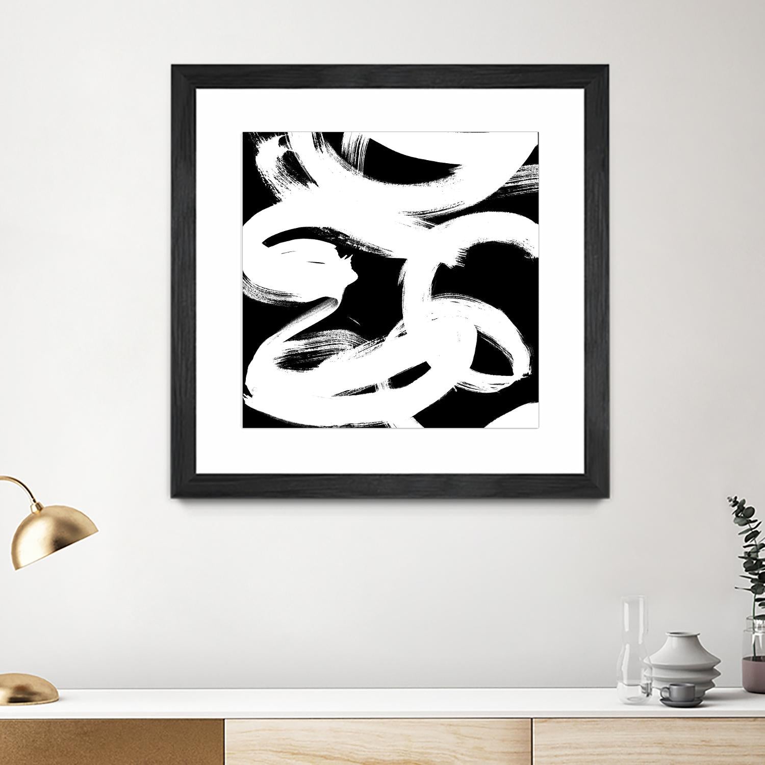 White Trails II by Emily Navas on GIANT ART - abstract