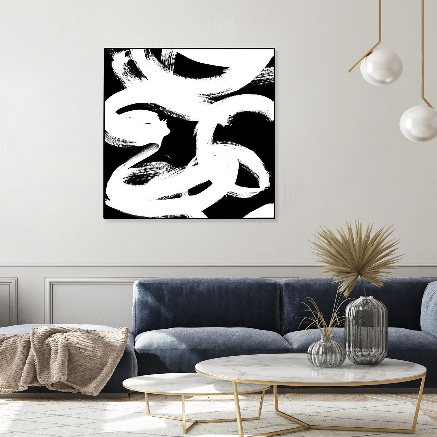 White Trails II by Emily Navas on GIANT ART - abstract