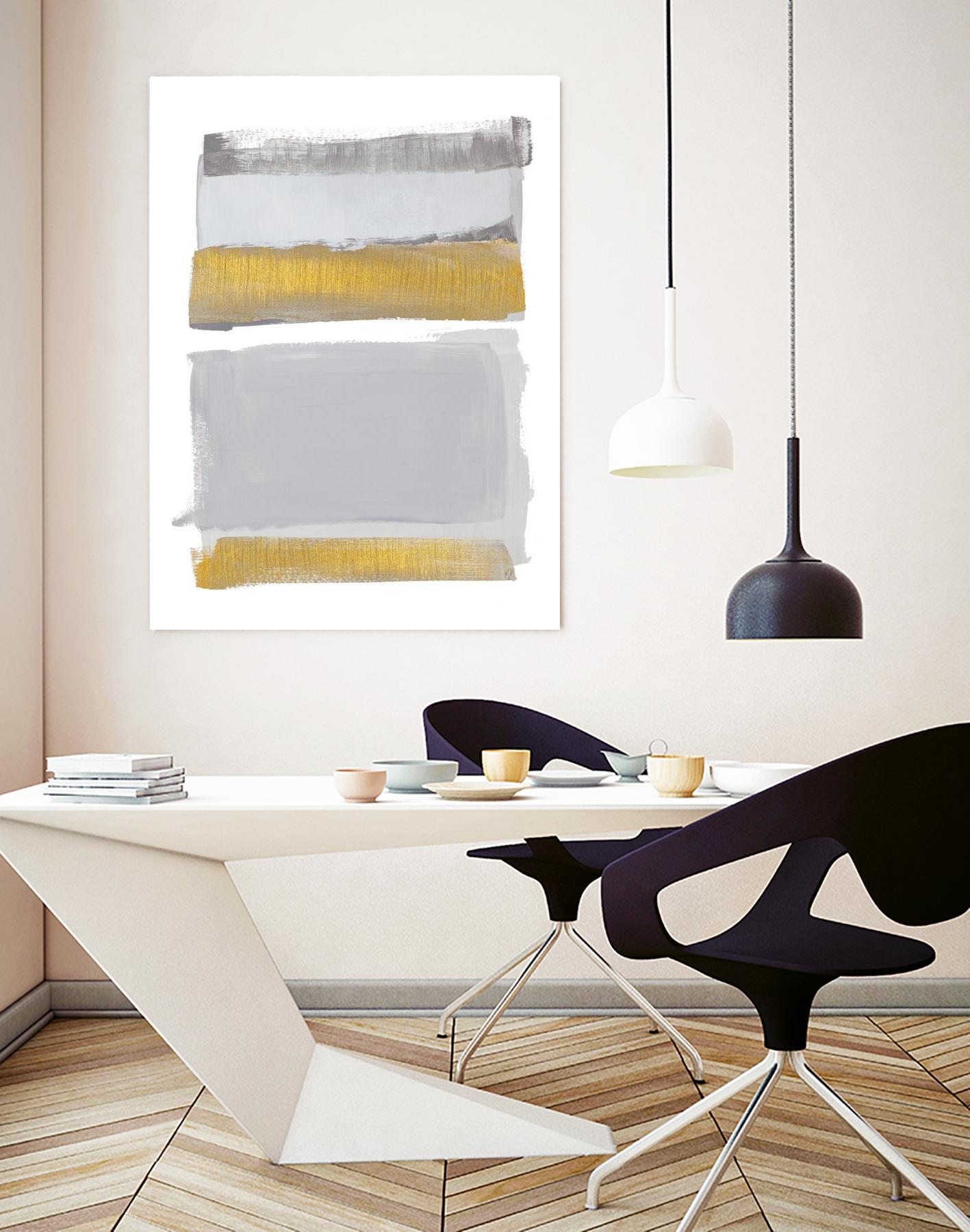 World of Golden Gray by Lanie Loreth on GIANT ART - multi abstract