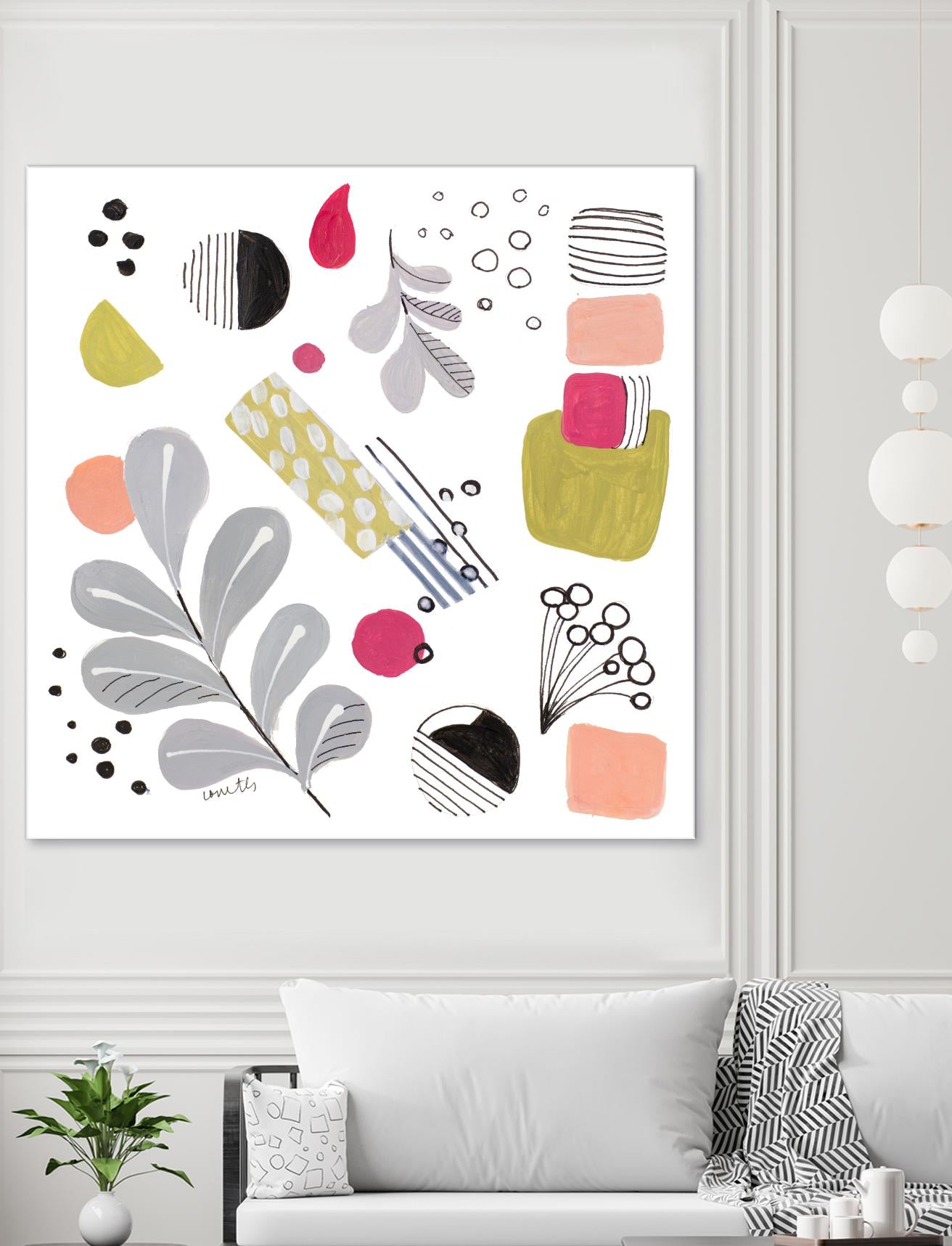 Mother Nature I by lanie Loreth on GIANT ART - multi leaves